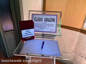 Il funerale di Eligio Grazini