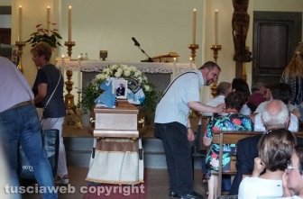 Lubriano - Il funerale di Franco Fiorani