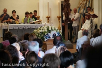 Lubriano - Il funerale di Franco Fiorani