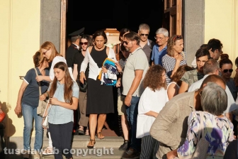 Lubriano - Il funerale di Franco Fiorani