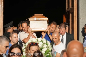 Lubriano - Il funerale di Franco Fiorani