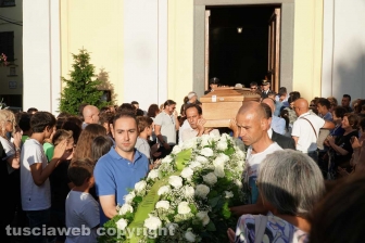 Lubriano - Il funerale di Franco Fiorani