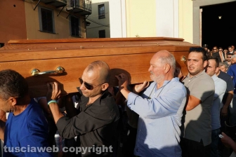 Lubriano - Il funerale di Franco Fiorani