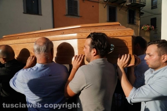 Lubriano - Il funerale di Franco Fiorani