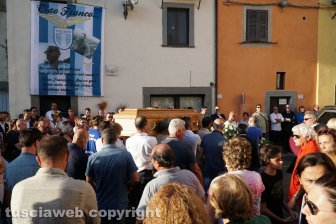 Lubriano - Il funerale di Franco Fiorani