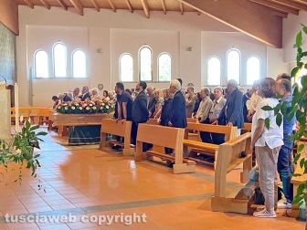 Il funerale di Loretta Zanobbi