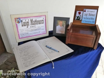 Il funerale di Luigi Matteucci