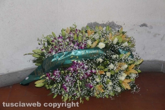 Viterbo - Il funerale di Marco Foglietta