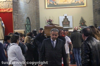Viterbo - Il funerale di Marco Foglietta