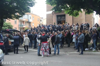 Viterbo - Il funerale di Marco Foglietta