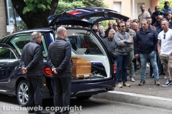 Viterbo - Il funerale di Marco Foglietta