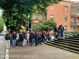 Viterbo - Il funerale di Marco Foglietta