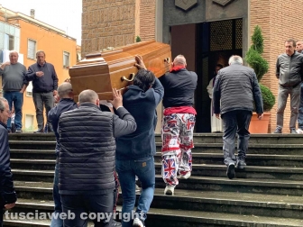 Viterbo - Il funerale di Marco Foglietta