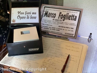 Viterbo - Il funerale di Marco Foglietta