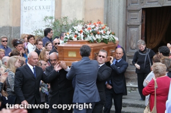 Vignanello - Il funerale di Marco Pugliesi
