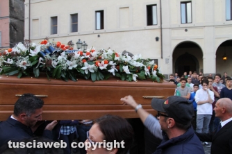 Vignanello - Il funerale di Marco Pugliesi