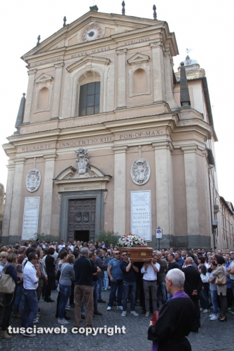 Vignanello - Il funerale di Marco Pugliesi