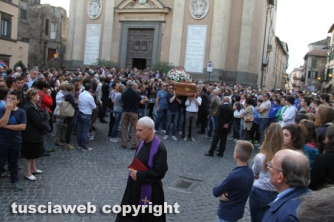 Vignanello - Il funerale di Marco Pugliesi