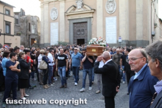 Vignanello - Il funerale di Marco Pugliesi