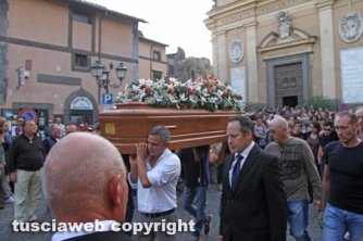 Vignanello - Il funerale di Marco Pugliesi
