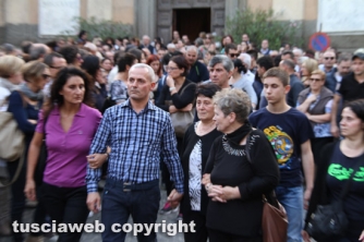 Vignanello - Il funerale di Marco Pugliesi