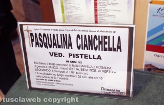 Il funerale di nonna Pasqualina