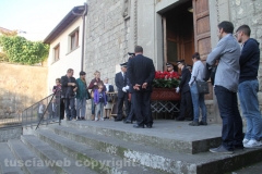 Viterbo - Il funerale di Piero Santori
