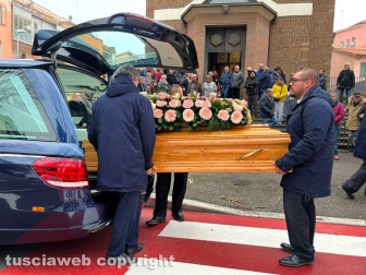 Viterbo - Il funerale di Rosanna De Marchi