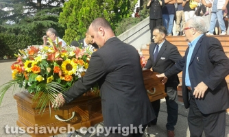 Viterbo - Il funerale di Tonino Longo