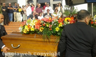 Viterbo - Il funerale di Tonino Longo