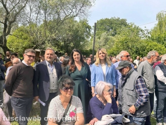 Viterbo - Il funerale di Vito Ferrante - Alessandro Mazzoli, Enrico Panunzi, Francesca Sanna, Alessandra Troncarelli e Alvaro Ricci