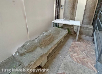 Viterbo - Il giardino di palazzo dei Priori nell'abbandono
