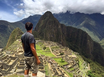 Antonio Gioacchini a Machu Picchu - Perù