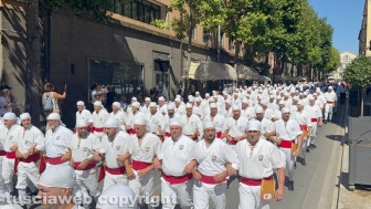 Viterbo - Il giro delle sette chiese dei facchini di santa Rosa