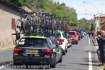 Giro d'Italia - Il traguardo volante a Vetralla