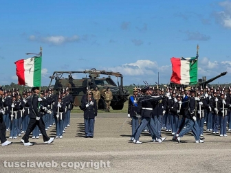 Viterbo - Aeronautica militare ed esercito - Giuramento congiunto