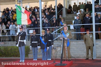 Il giuramento degli allievi marescialli alla scuola sottufficiali
