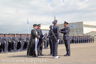 Viterbo - Il giuramento del 21esimo corso allievi marescialli dell'aeronautica militare