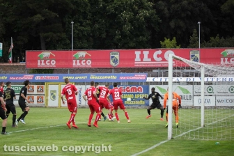 Sport - Calcio - La Viterbese vince la Coppa Italia - Il gol della vittoria