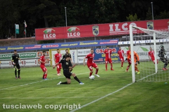 Sport - Calcio - La Viterbese vince la Coppa Italia - Il gol della vittoria