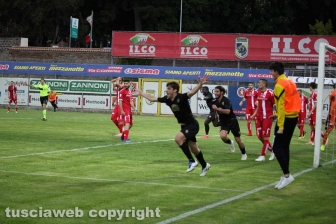 Sport - Calcio - La Viterbese vince la Coppa Italia - Il gol della vittoria