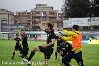 Sport - Calcio - La Viterbese vince la Coppa Italia - Il gol della vittoria