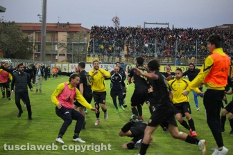 Sport - Calcio - La Viterbese vince la Coppa Italia - Il gol della vittoria