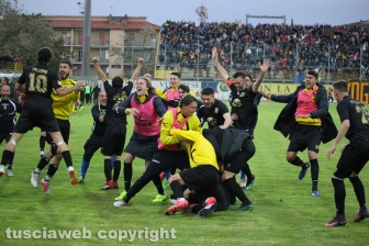Sport - Calcio - La Viterbese vince la Coppa Italia - Il gol della vittoria