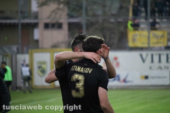 Sport - Calcio - La Viterbese vince la Coppa Italia - Il gol della vittoria