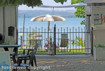 Il lungolago di Bolsena