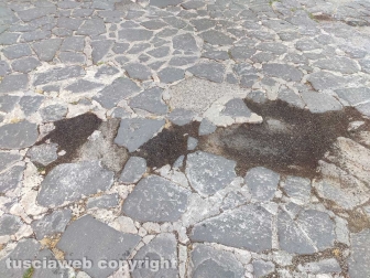 Il lastricato di Roccalvecce