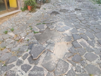 Il lastricato di Roccalvecce