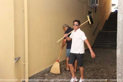 Il sottopasso in via Emilio Bianchi ripulito