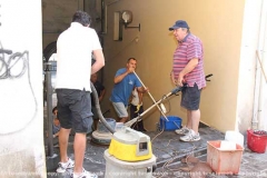 Il sottopasso in via Emilio Bianchi ripulito